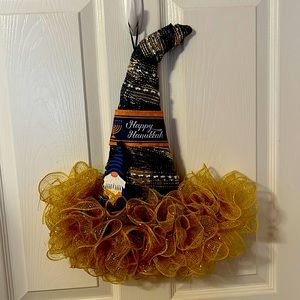 Hanukkah hat wreath